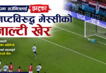 विश्वकपमा अर्जेन्टिनालाई झट्का: इजिप्टविरुद्ध मेस्सीको पेनाल्टी खेर,